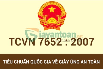  Tiêu chuẩn quốc gia TCVN 7652 : 2007 về giày ủng an toàn
