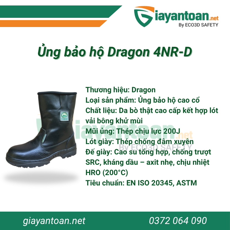 Ủng Bảo Hộ Dragon 4NR-D