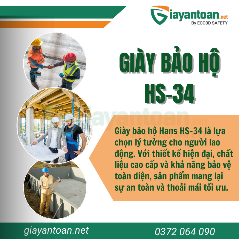 Giày bảo hộ Hans HS-34