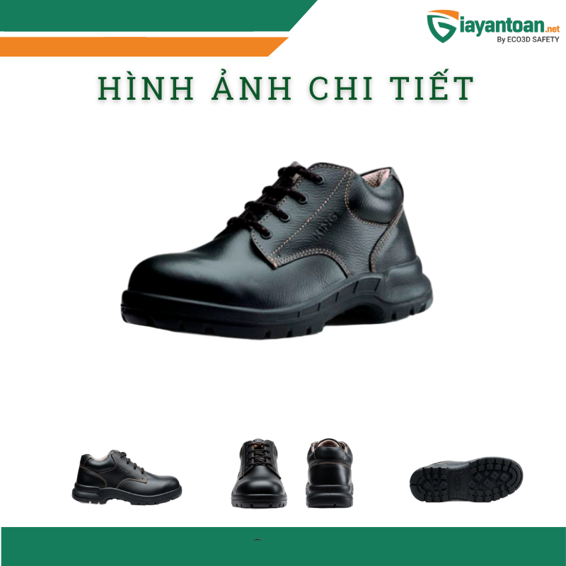 Chi tiết giày cao cổ Kings KWS701 mũi thép đế chống trượt