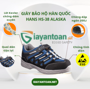 Giày Bảo Hộ Hàn Quốc Hans HS-38 ALASKA