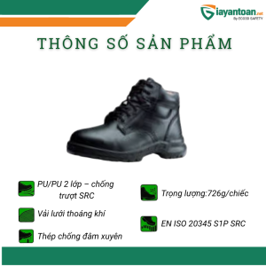 Thông số kỹ thuật giày bảo hộ King’s KWS803