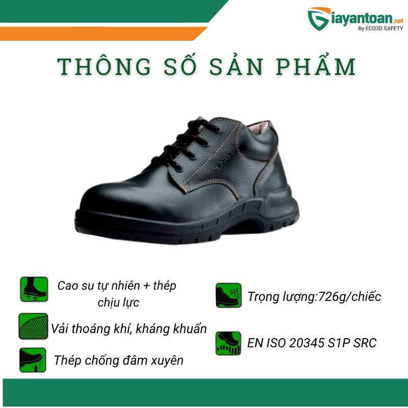Thông số kỹ thuật giày cao cổ Kings KWS701