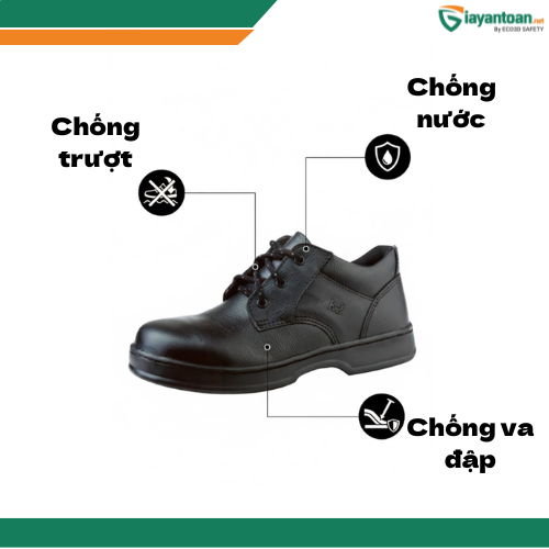 Tính năng giày bảo hộ K2 TE600 chống trượt chống va đập