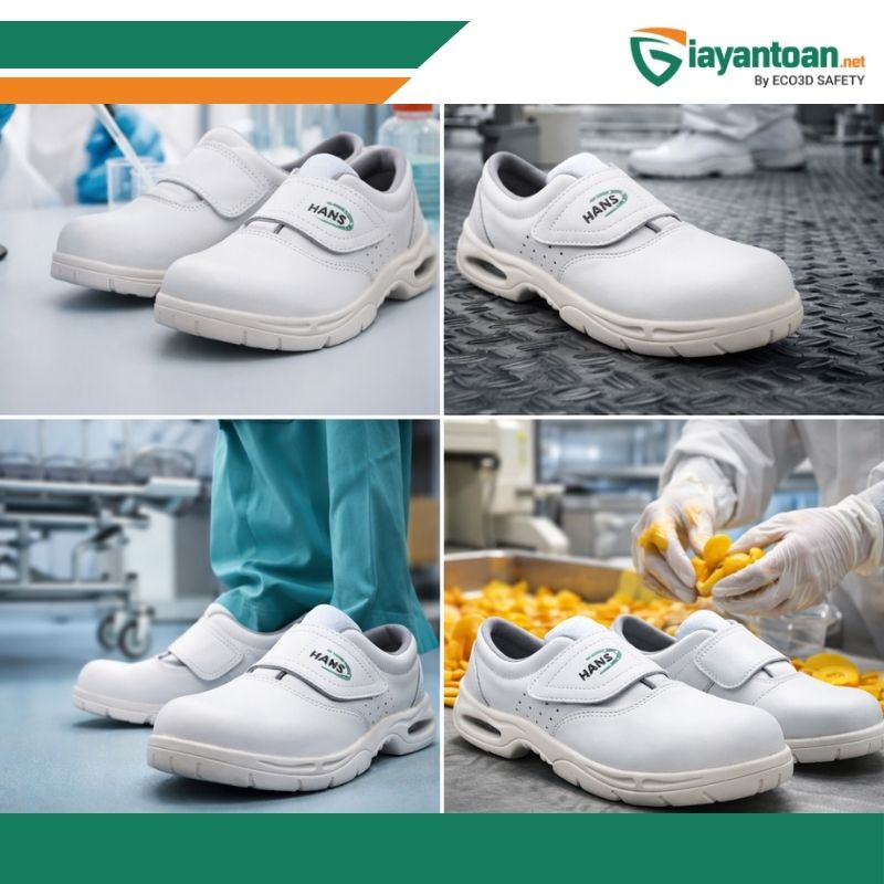 Ứng dụng giày bảo hộ Hans HS-202-AIR trong môi trường lao động