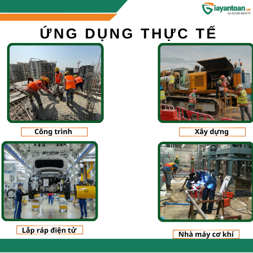 Ứng dụng thực tế giày bảo hộ Safety Jogger Balto trong môi trường công trường, nhà xưởng