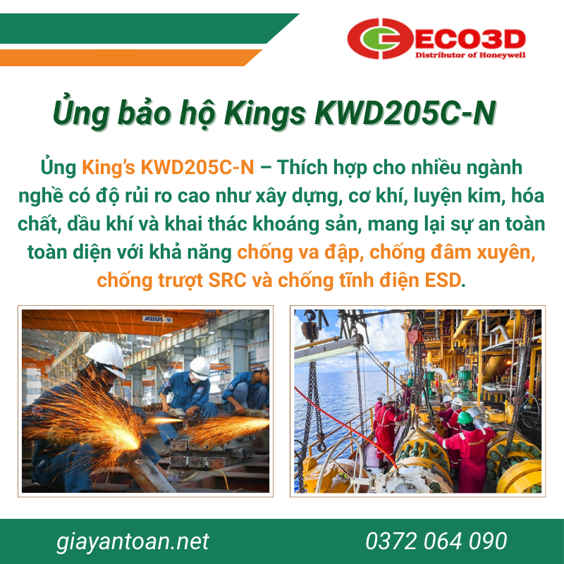 Ủng bảo hộ Kings KWD205C-N