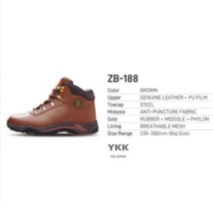 Giày bảo hộ Ziben ZB188 – Kết hợp giữa bảo hộ và phong cách
