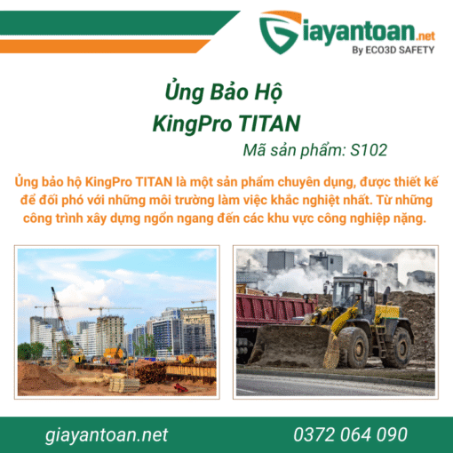 Ứng dụng của Ủng bảo hộ KingPro TITAN S102