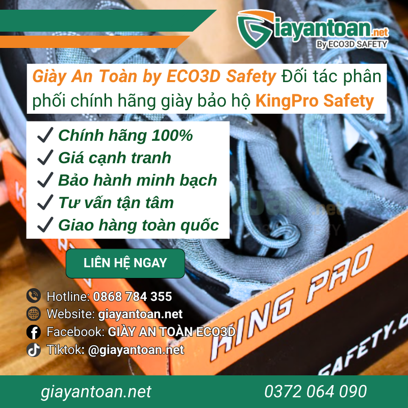 Giày bảo hộ lao động KingPro RAPTO S101 chính hãng
