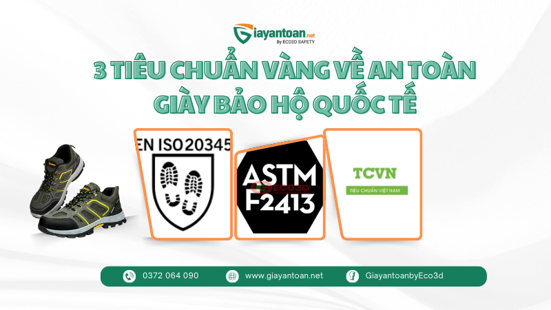 Giày bảo hộ cách điện đạt tiêu chuẩn quốc tế nghiêm ngặt