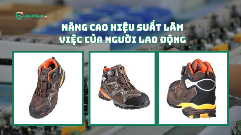 Giày chính hãng có trọng lượng nhẹ, thiết kế công thái học giúp giảm mỏi chân và chấn thương cơ - xương - khớp.