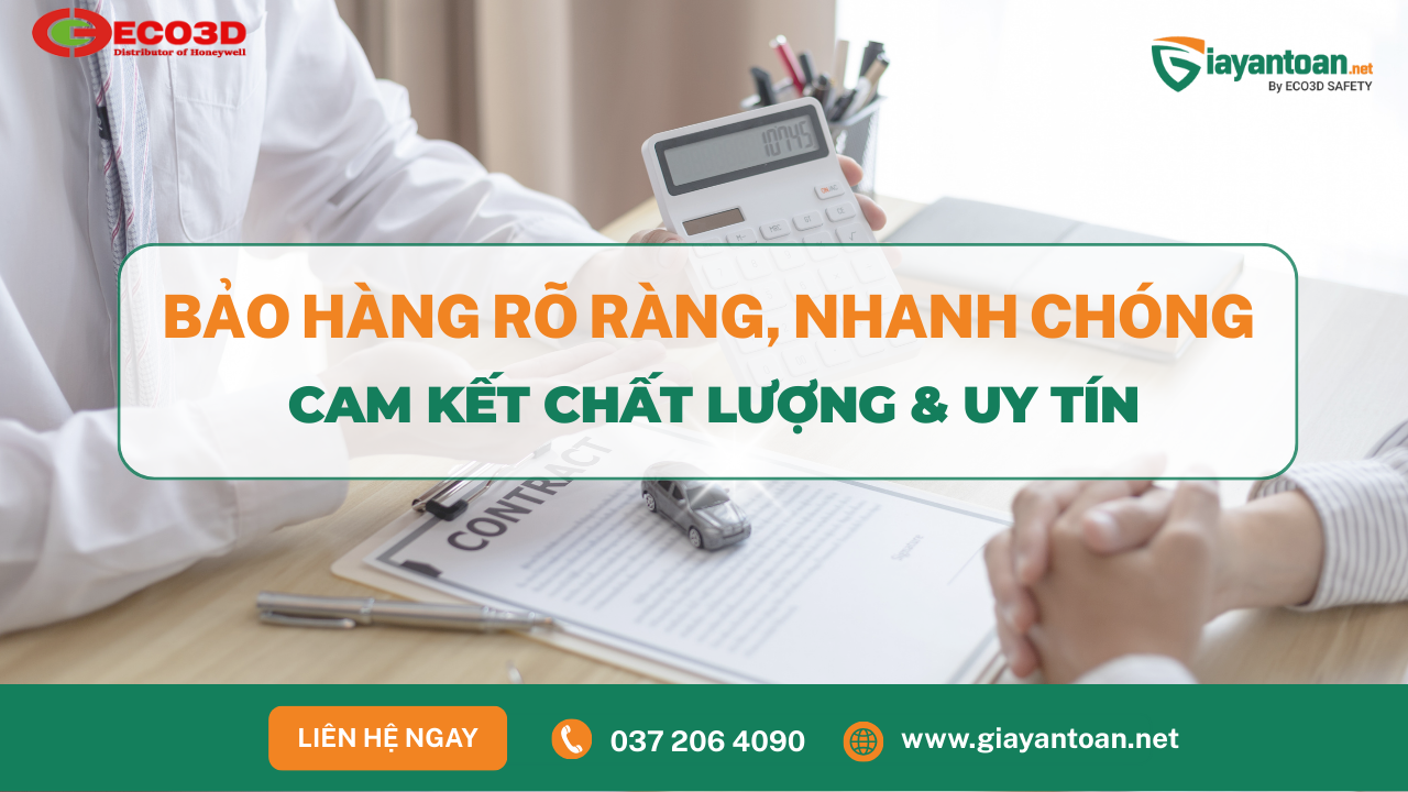 Giới thiệu chính sách bảo hành Giày An Toàn By ECO3D