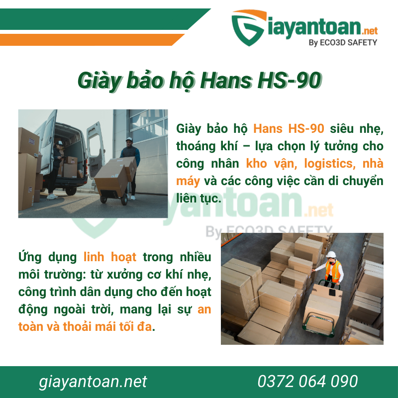 Giày bảo hộ Hans HS-90