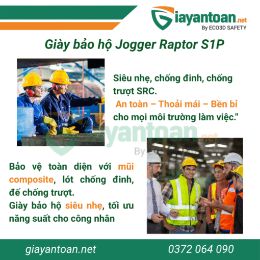 Giày bảo hộ Jogger Raptor S1P