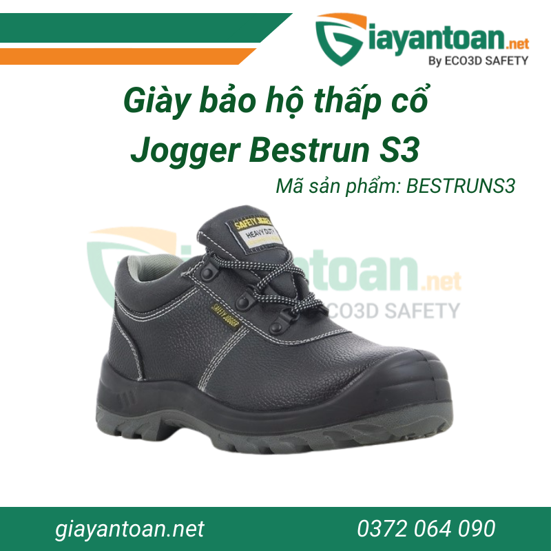 Giày bảo hộ thấp cổ Jogger Bestrun S3