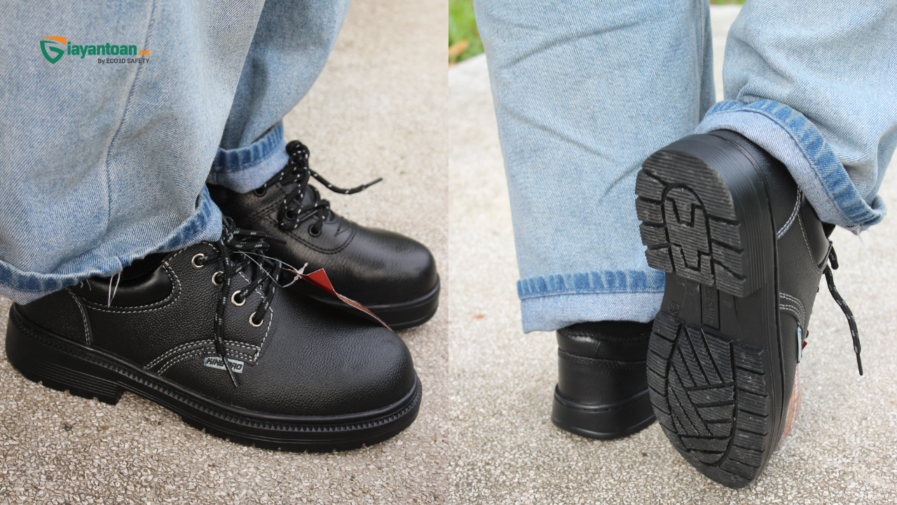 Giày bảo hộ ngành hóa chất đạt chuẩn chống hóa chất, chống trơn trượt