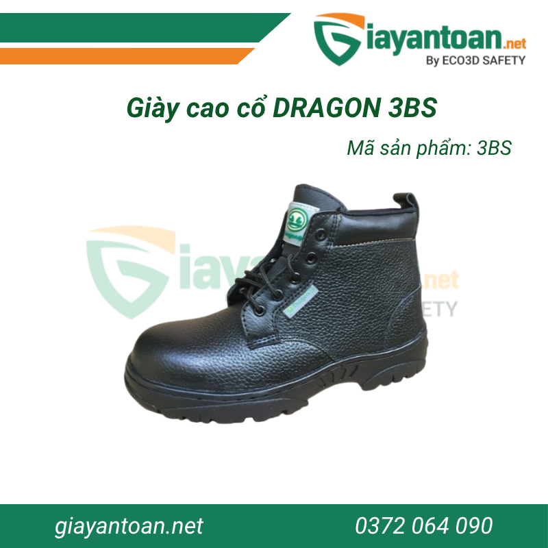 Giày bảo hộ cao cổ Dragon 3BS