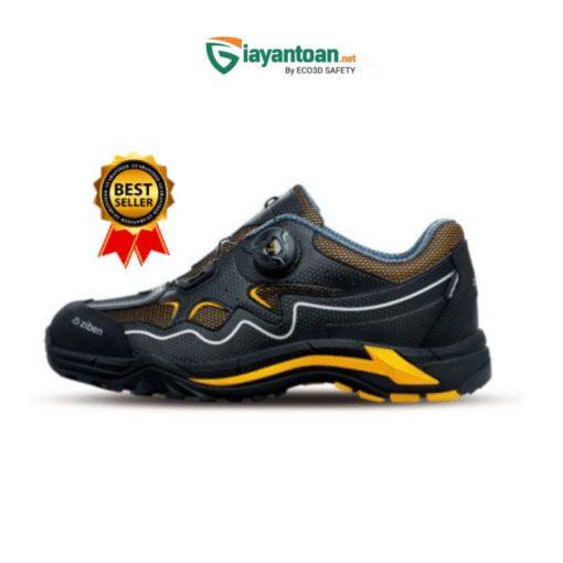 Giày bảo hộ Ziben 142B Hàn Quốc chống thấm, mũi thép, đế chống trượt SRC – Giày bảo hộ chính hãng