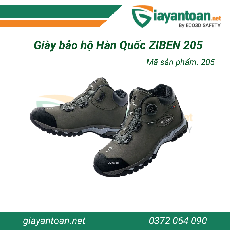 Giới thiệu về Giày bảo hộ Ziben 205