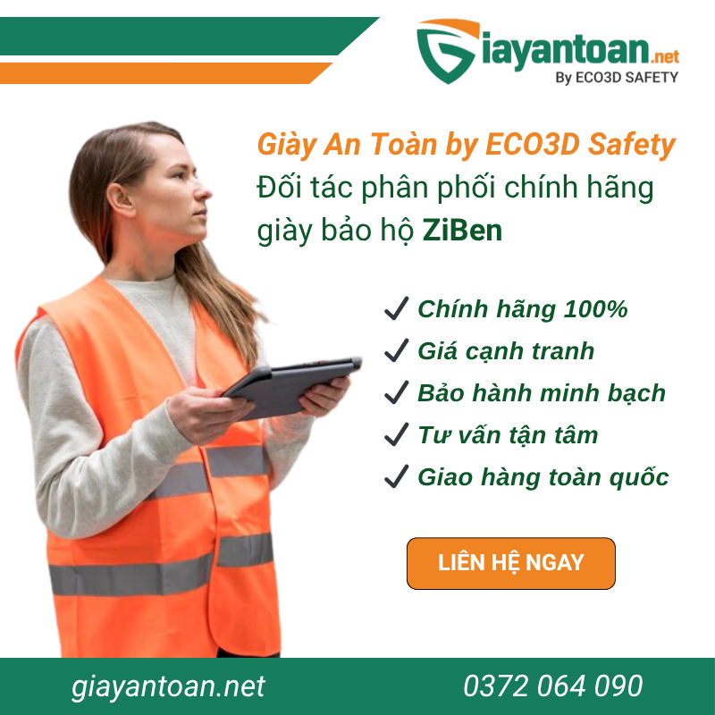 Giày An Toàn thương hiệu phân phối chính hãng giày bảo hộ Ziben
