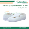 Giày bảo hộ KingPro ESD S116 đế PVC chống tĩnh điện, chống trơn trượt, nhẹ và bền – phù hợp nhà máy điện tử, phòng sạch, y tế