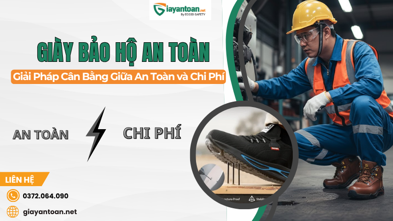 Giày bảo hộ An Toàn Giải pháp cân bằng giữa an toàn và chi phí