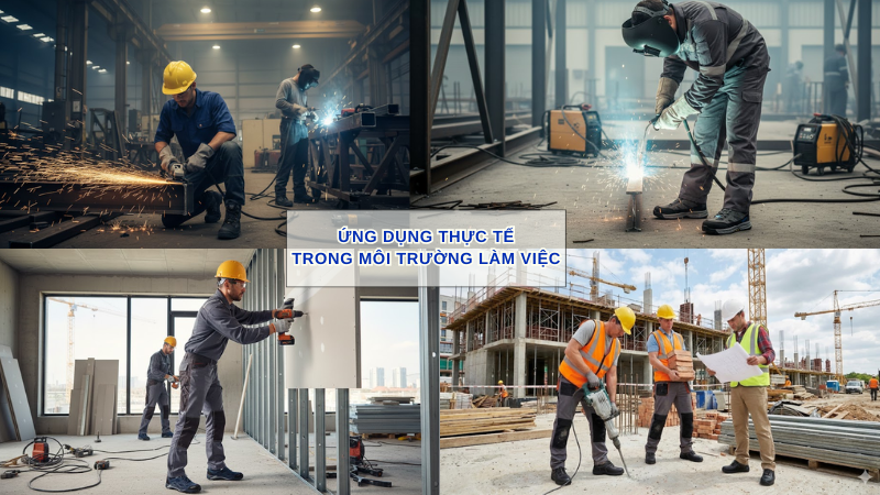 Ứng Dụng Thực Tế Của Giày Bảo Hộ Cao Cổ