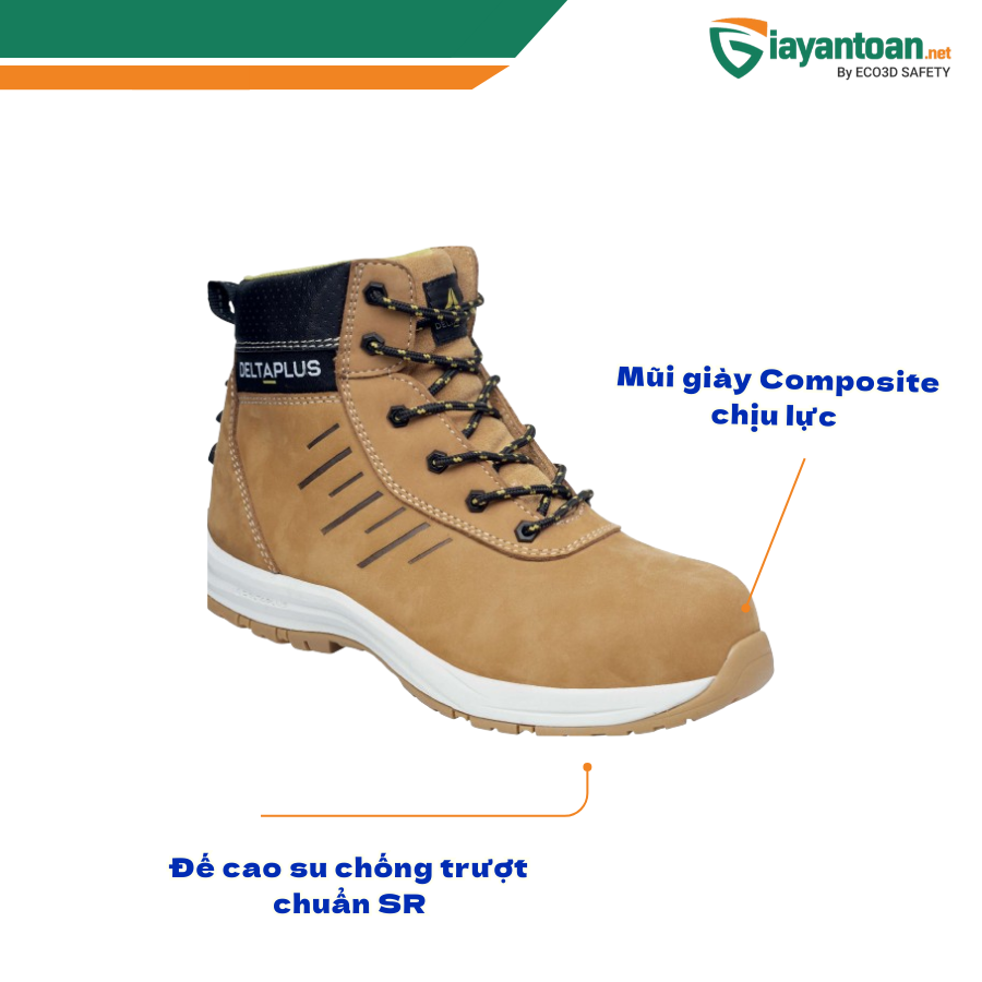 Đặc điểm nổi bật của Giày Bảo Hộ Delta Plus SAGA2 S3S SR