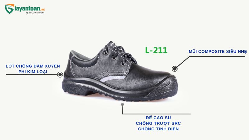 Giày bảo hộ cao cấp King Power L211YM chính hãng