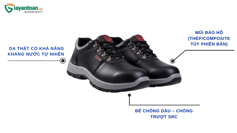 Giày bảo hộ kháng nước KingPro VENUS S106