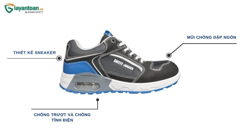 Giày bảo hộ lao động Jogger Raptor S1P chính hãng