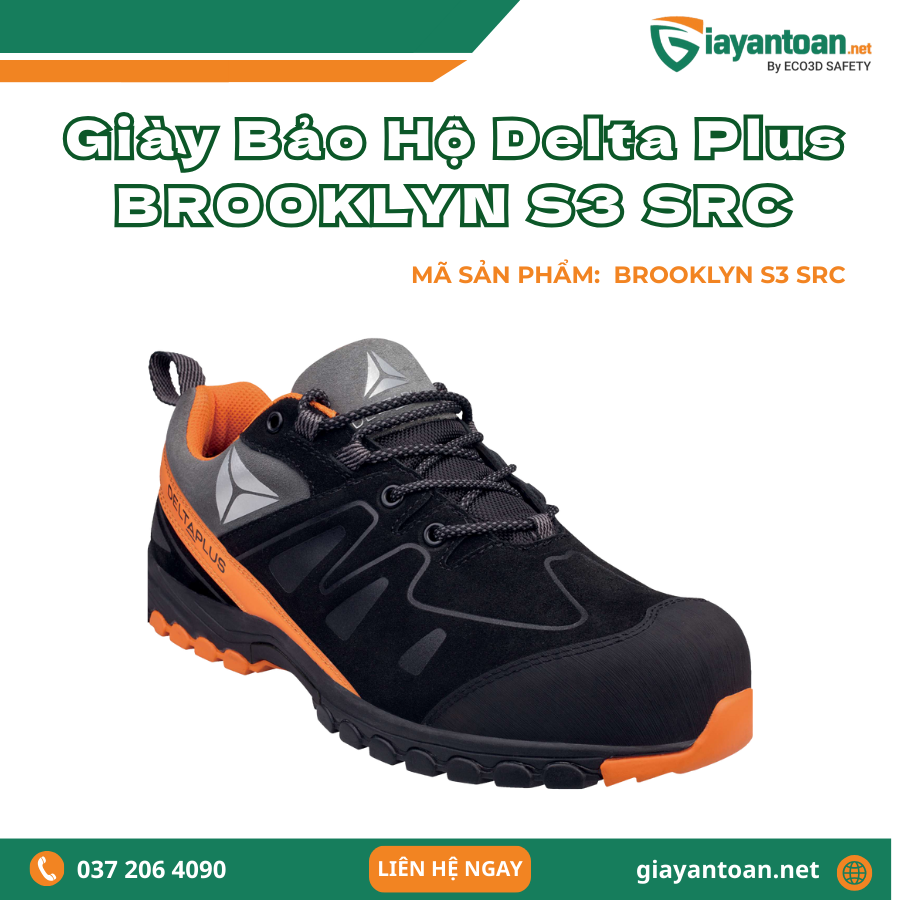 Giày bảo hộ lao động BROOKLYN S3 SRC