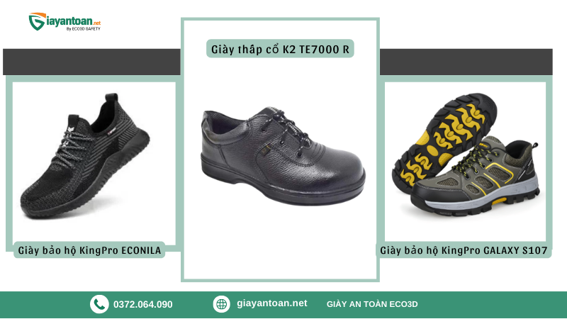 Giày bảo hộ K2 TE7000 R – “Chiến binh thép” của môi trường khắc nghiệt