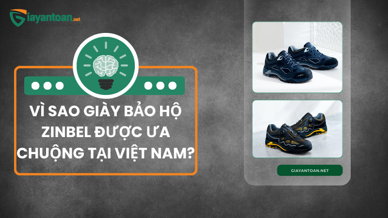 Vì sao giày bảo hộ Zinbel (Ziben) được ưa chuộng tại Việt Nam?