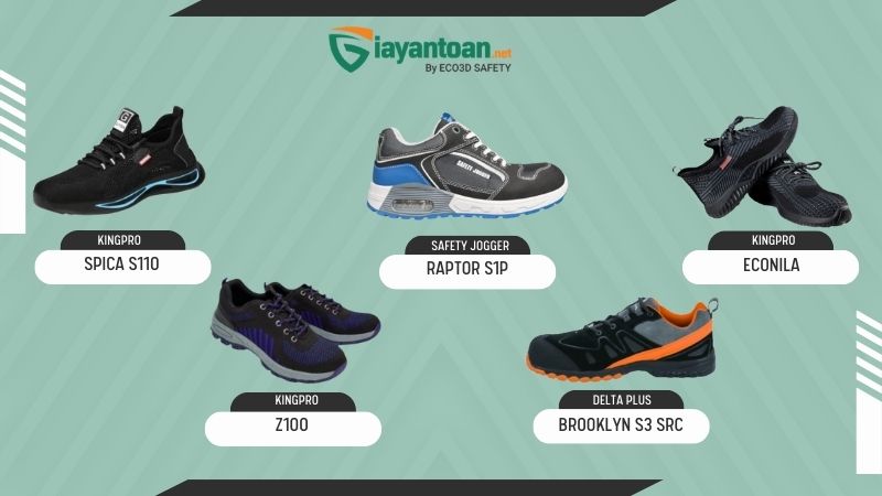 Top 5 giày bảo hộ siêu nhẹ bán chạy tại Giày An Toàn