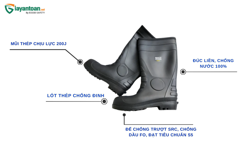 Ủng bảo hộ kháng nước Jogger Hercules S5