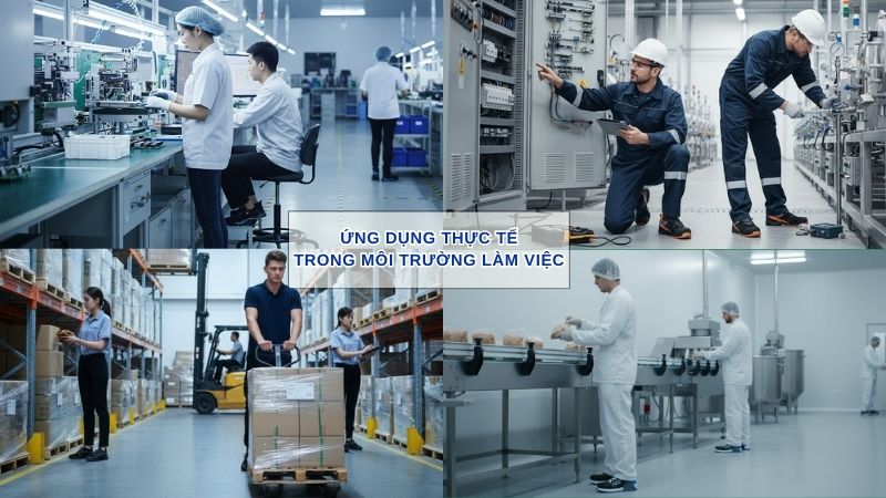 Ứng dụng thực tế của giày bảo hộ siêu nhẹ trong lao động