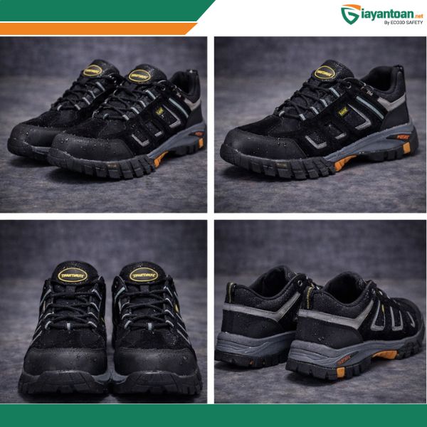 Cận cảnh thiết kế giày bảo hộ Voltan S1P đế chống trượt SRC bền bỉ
