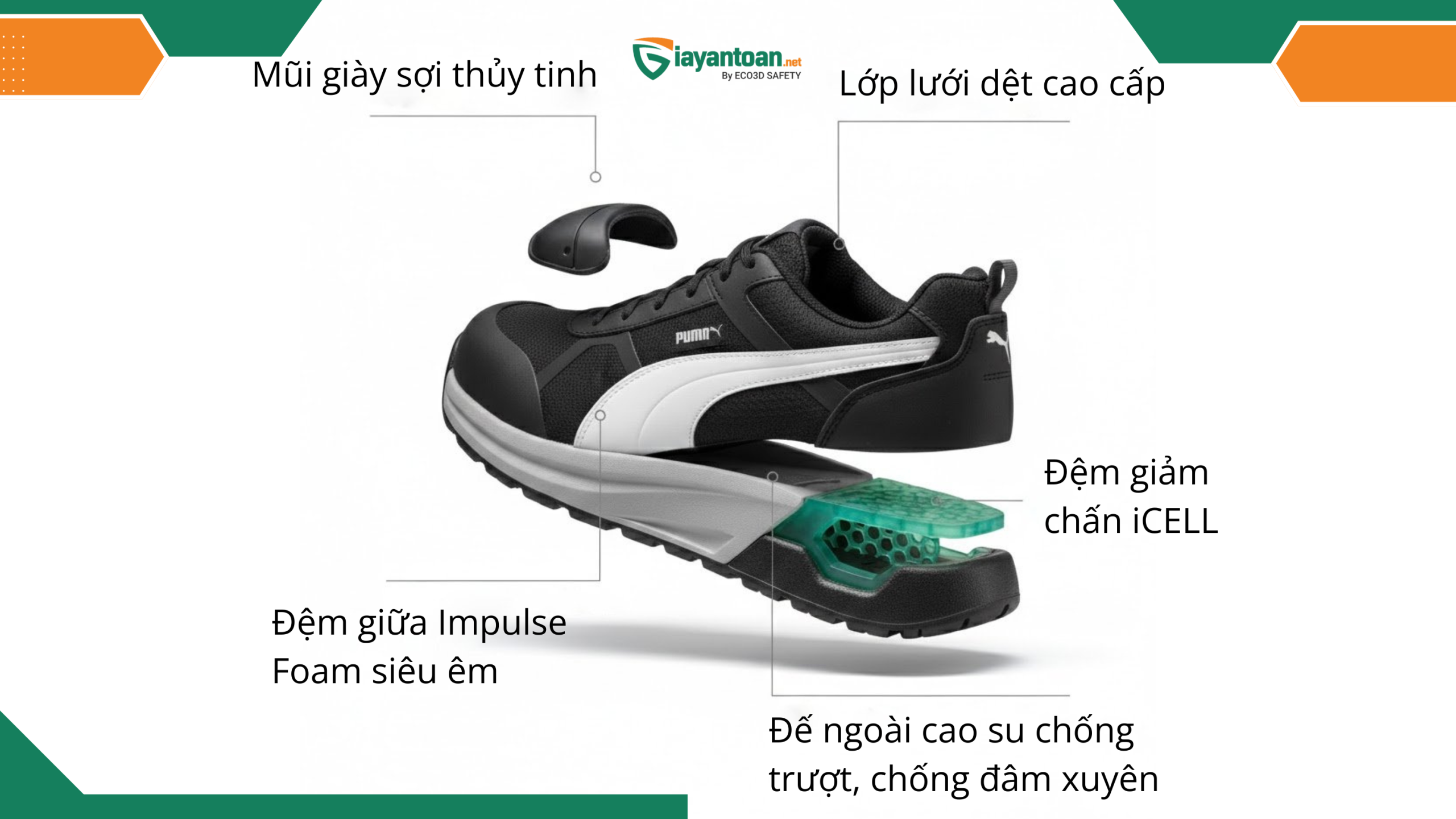 Giày An Toàn là đối tác phân phối chính hãng PUMA Safety tại Việt Nam