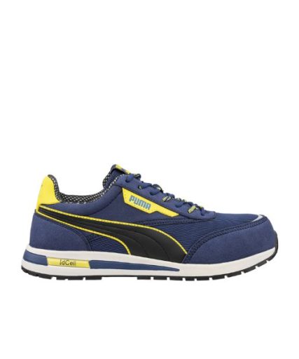 Giày bảo hộ Puma RIDER BLUE LOW SB PS FO HRO SR chính hãng, thiết kế thể thao, metal-free