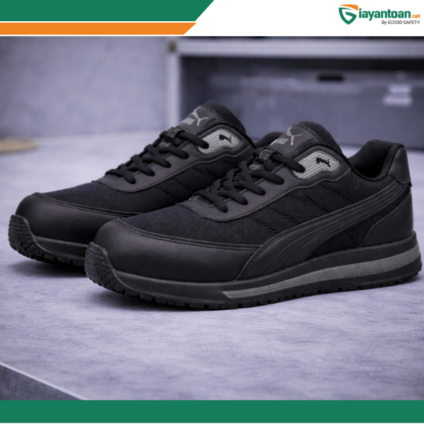 Giày bảo hộ lao động PUMAlao động PUMA EPIK BLK LOW S3S FO SR chính hãng