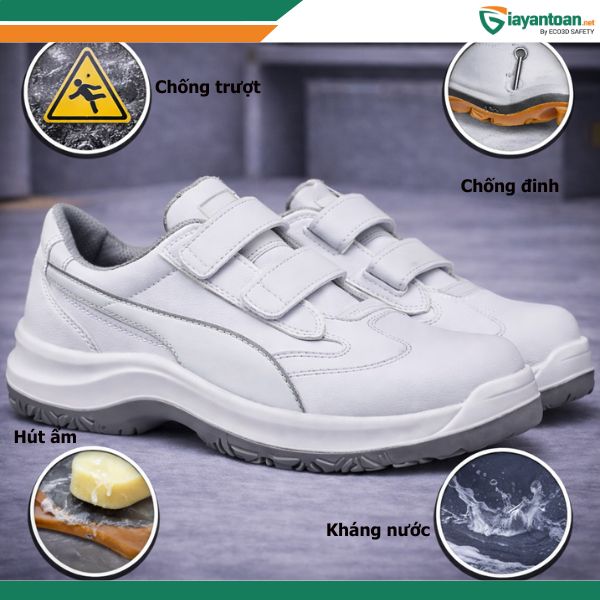 Tính năng giày bảo hộ PUMA ABSOLUTE LOW S2 SRC